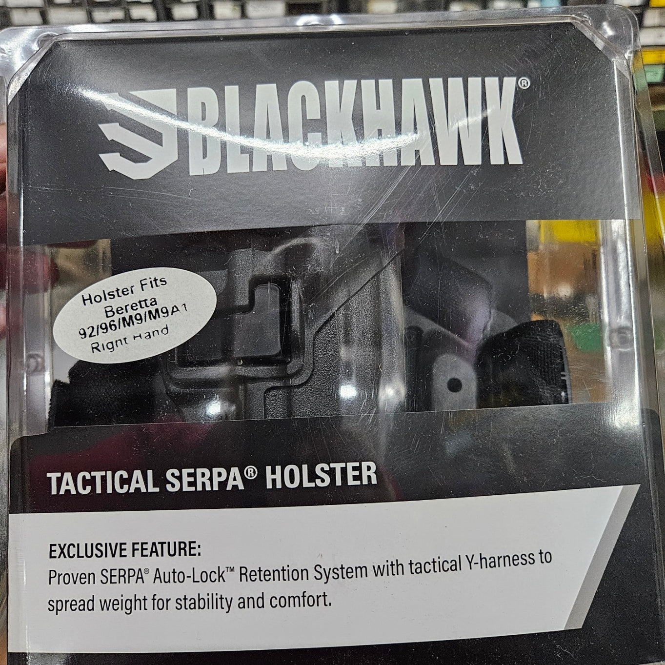 Blackhawk tactical serpa holster beretta 92/96/m9/m9a1 right hand