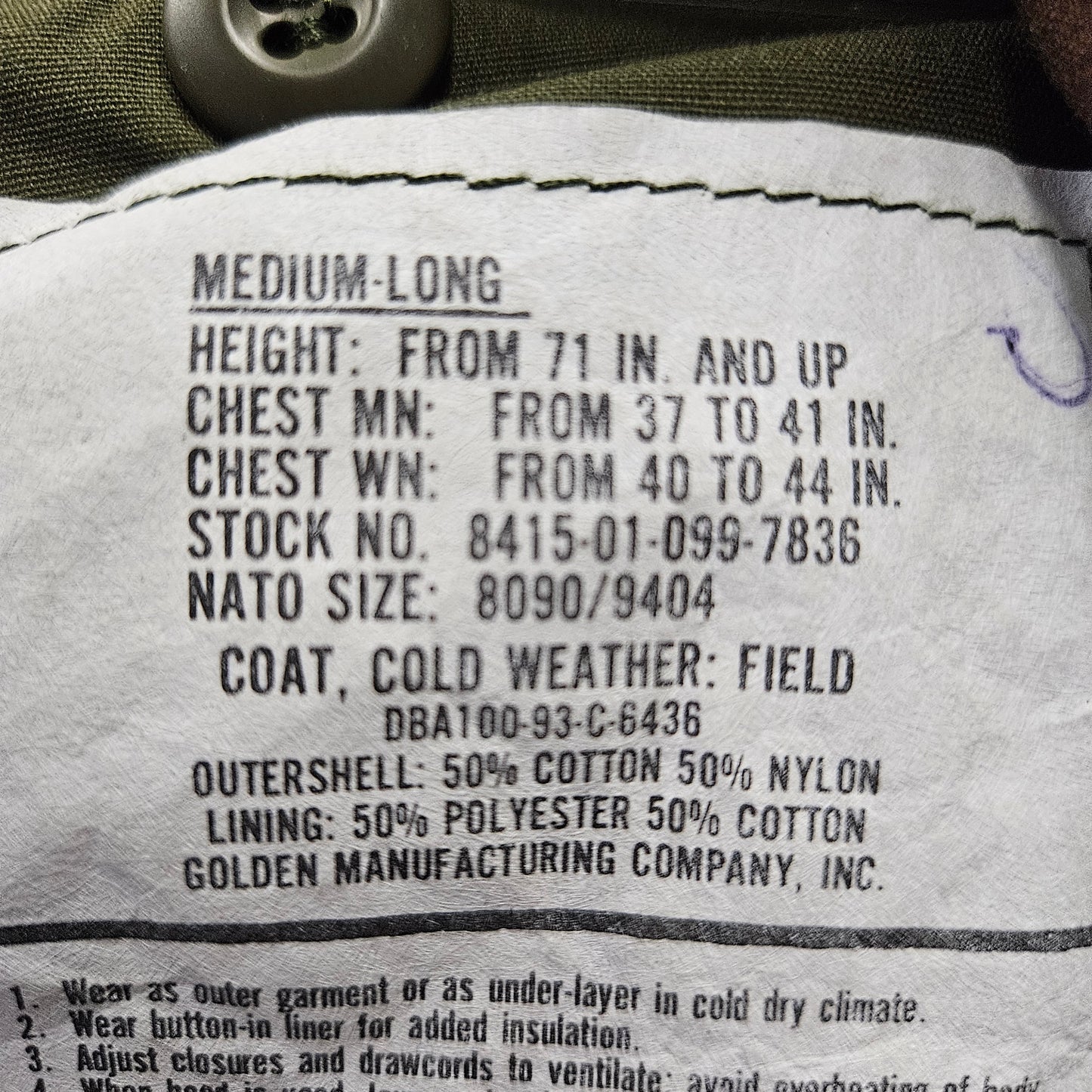 Woodland M-65 field coat