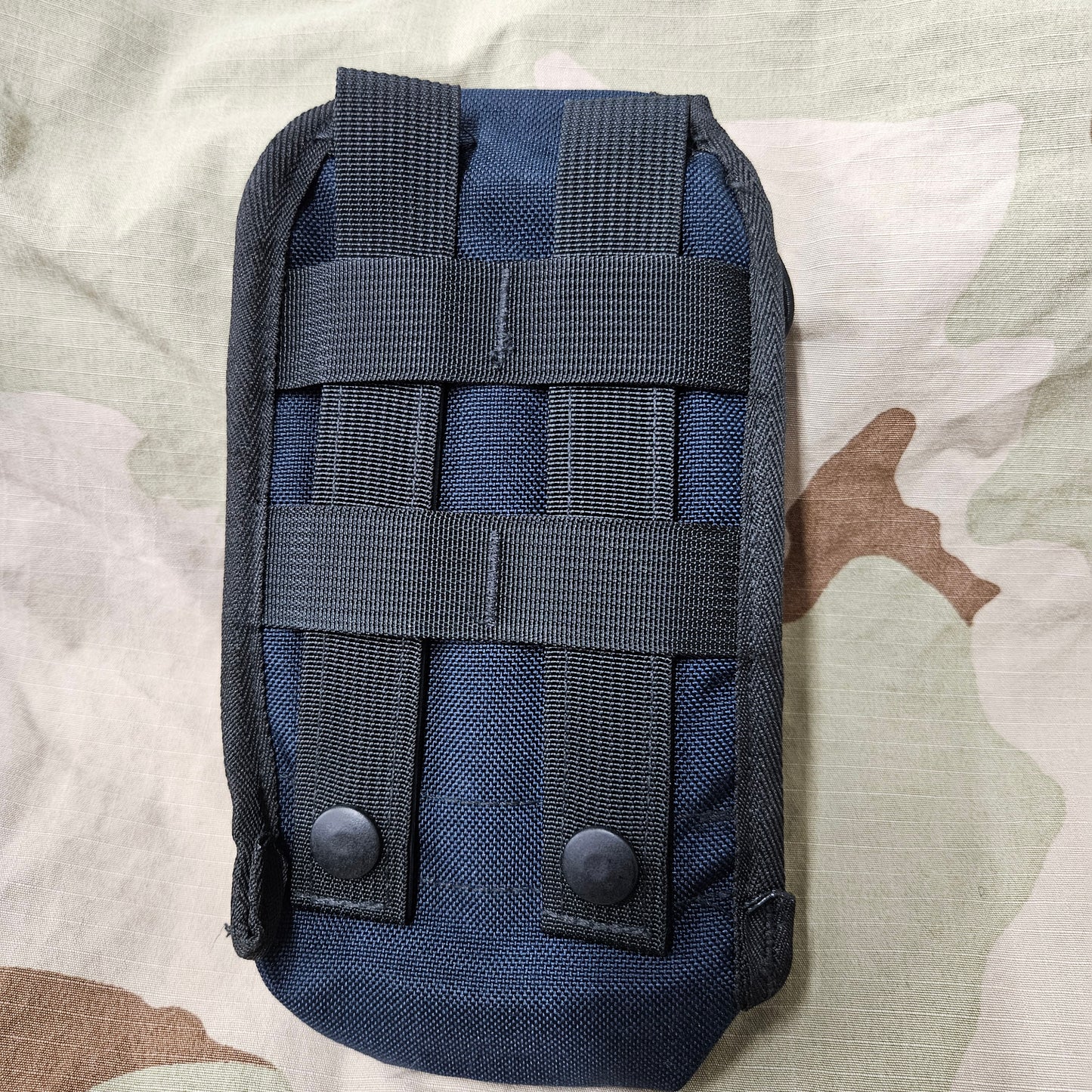 Navy blue molle radio pouch