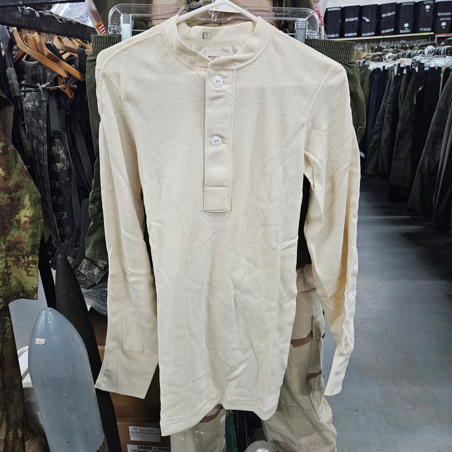 GI Wallace Beery Henley size small
