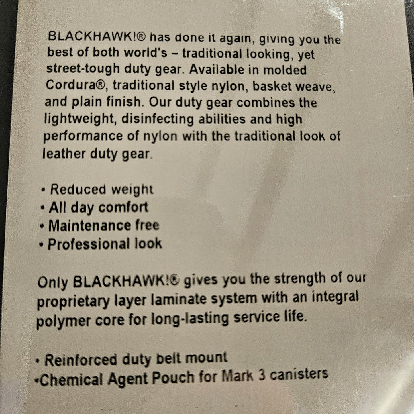 Blackhawk mk3 Chem agent medium