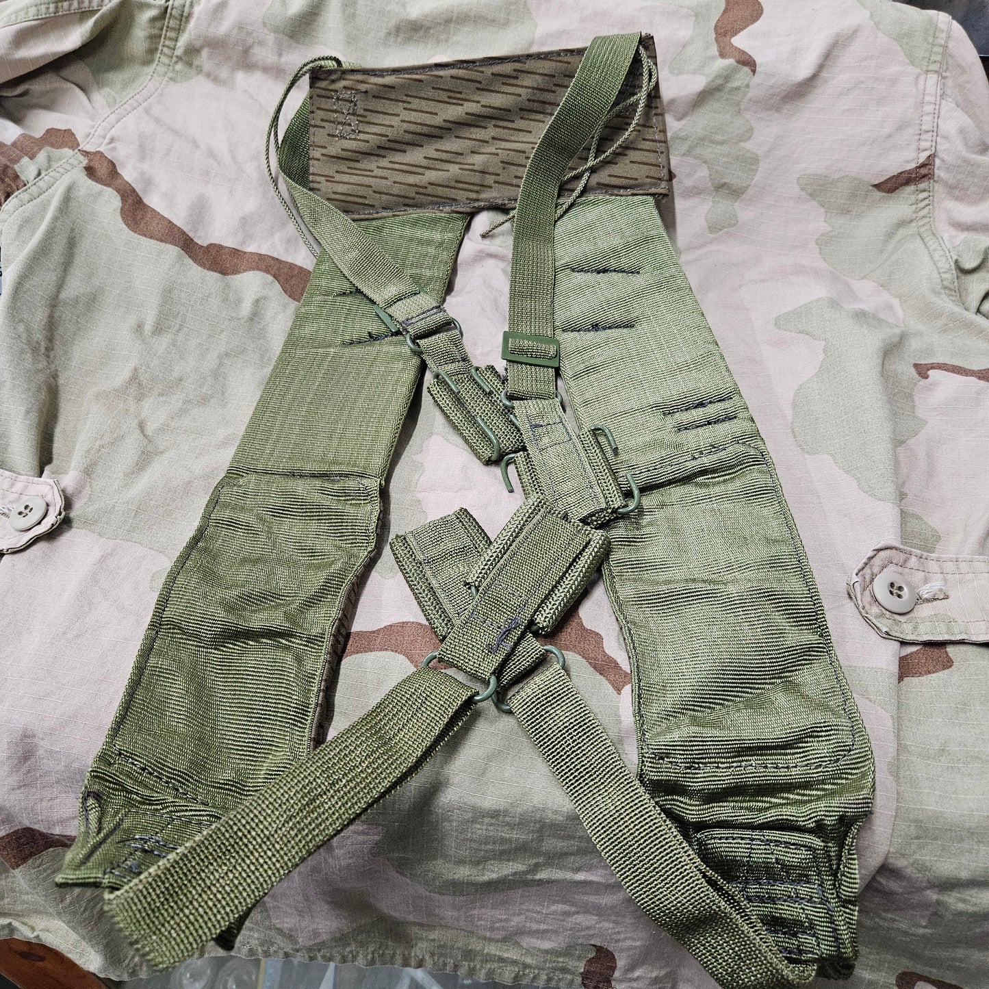 German rain camo suspenders