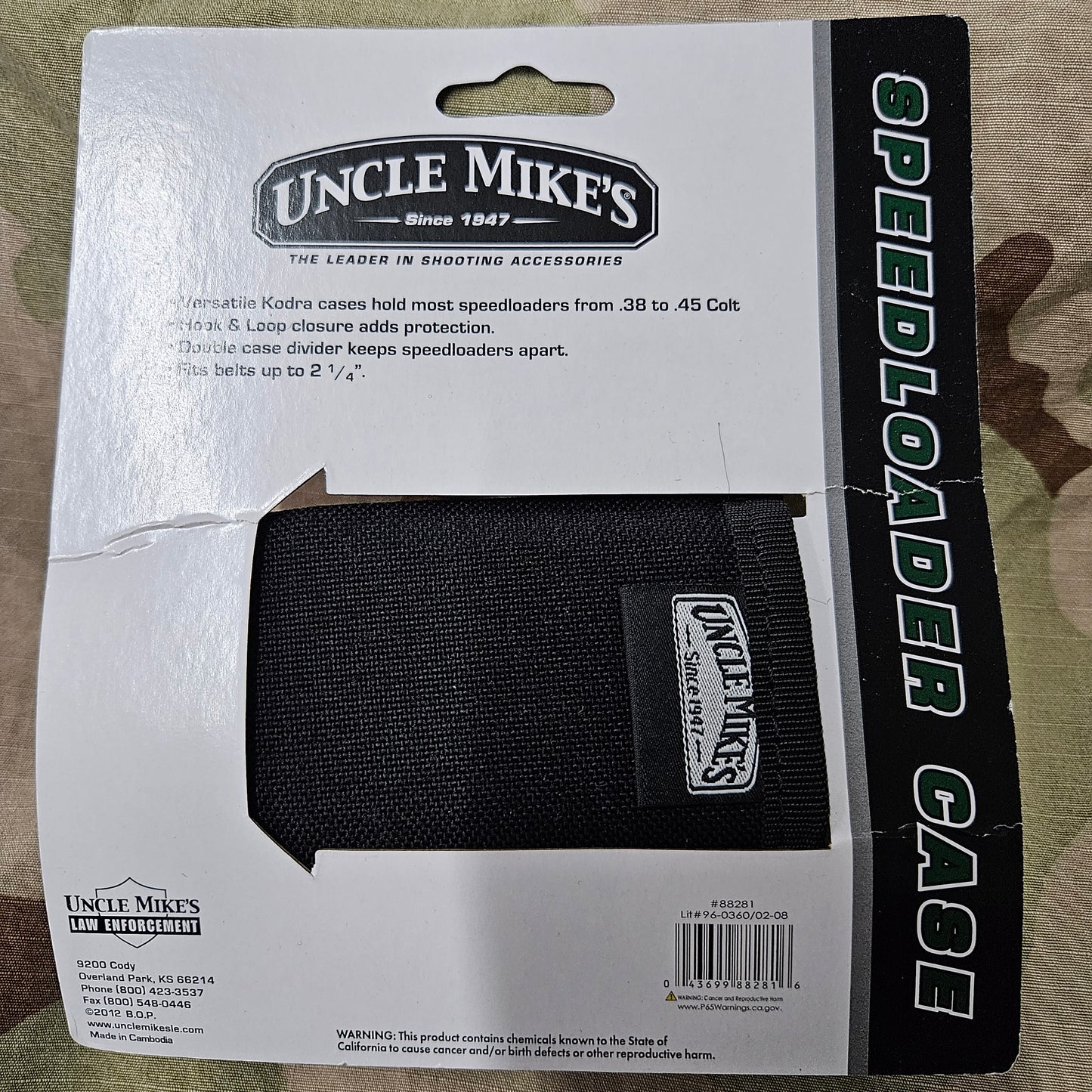 UNCLE MIKE'S speed loader case