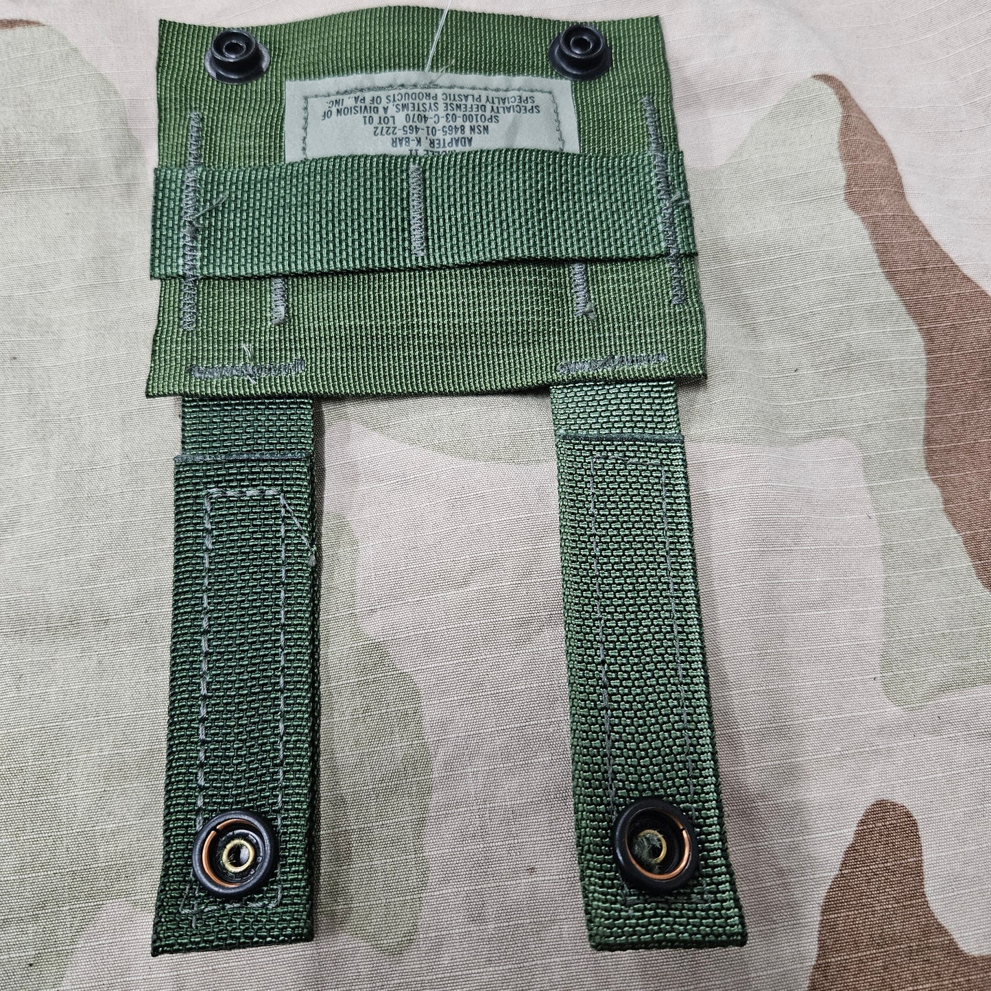 Molle 2 adapter k-bar